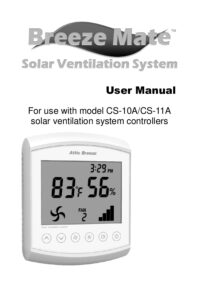 Breeze Mate CS 10A Installation Guide pdf