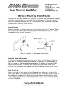Standard Mounting Bracket Guide 1 pdf