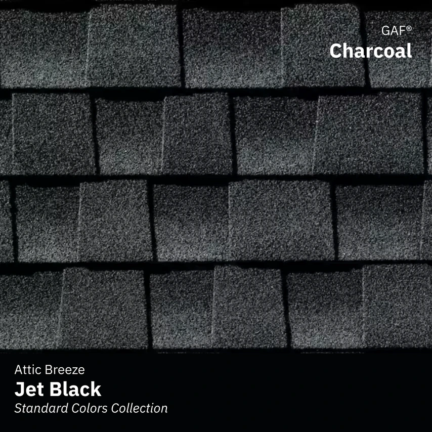 gaf charcoal w jet black