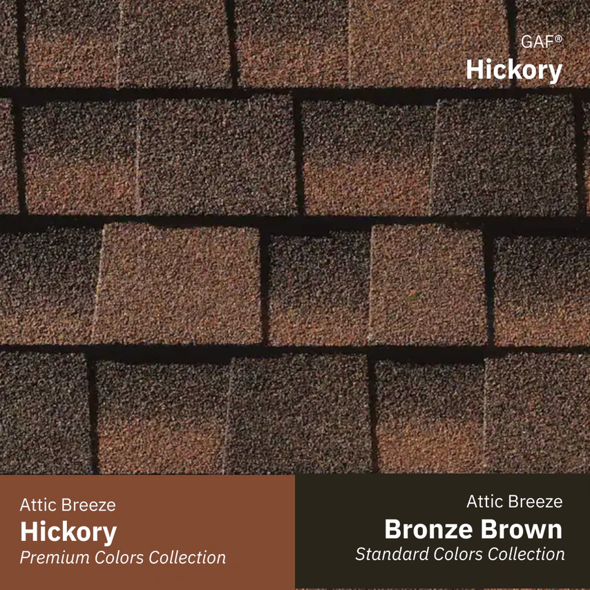 gaf hickory w hickory bronze brown