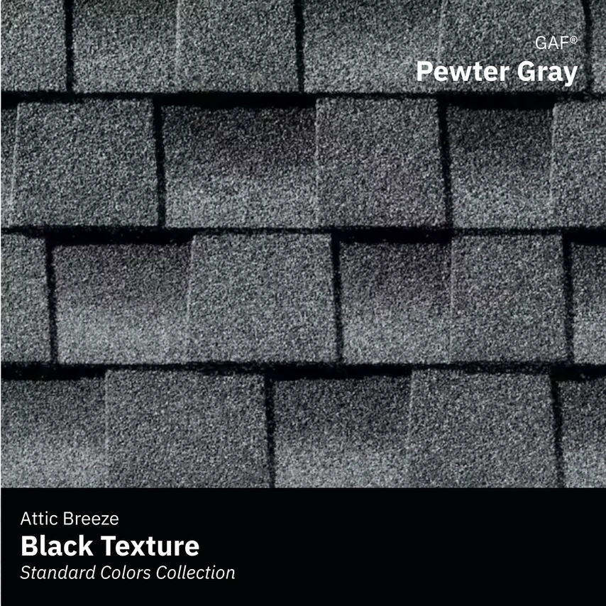 gaf pewter w black