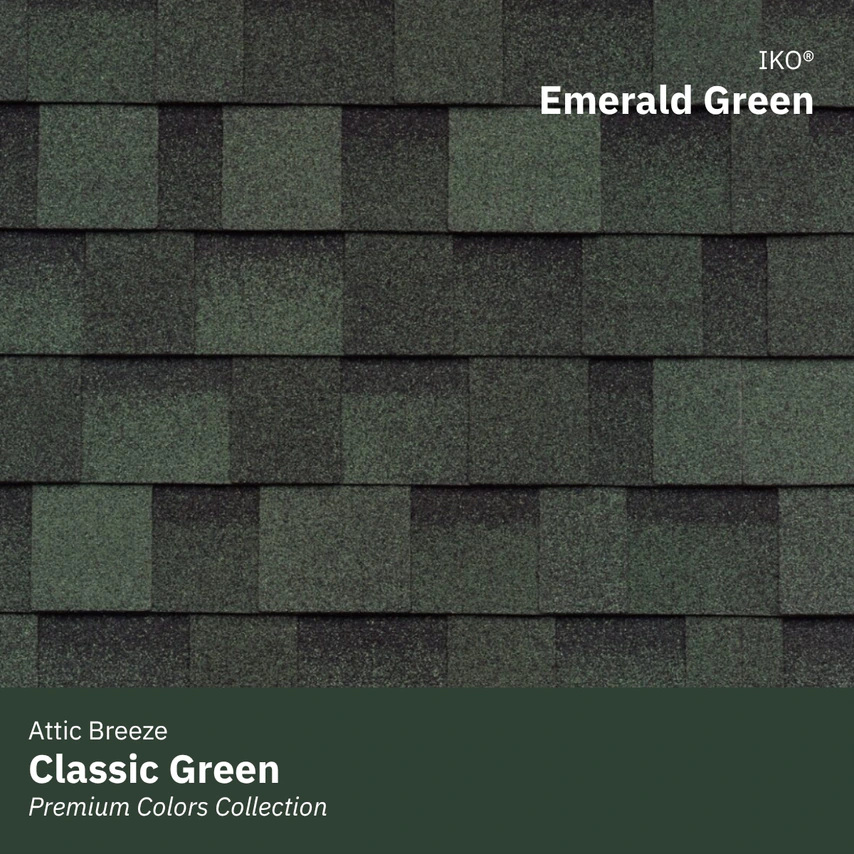 iko emerald green w classic green