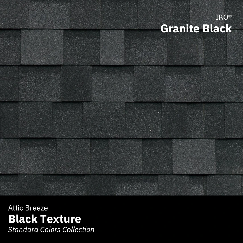 iko granite black w black
