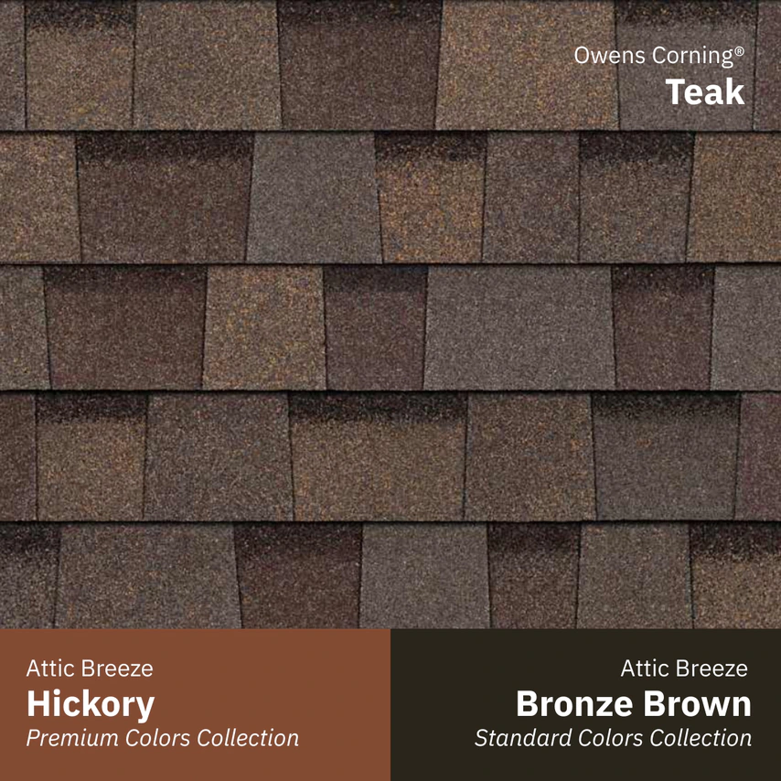 oc teak w hickory bronze brown