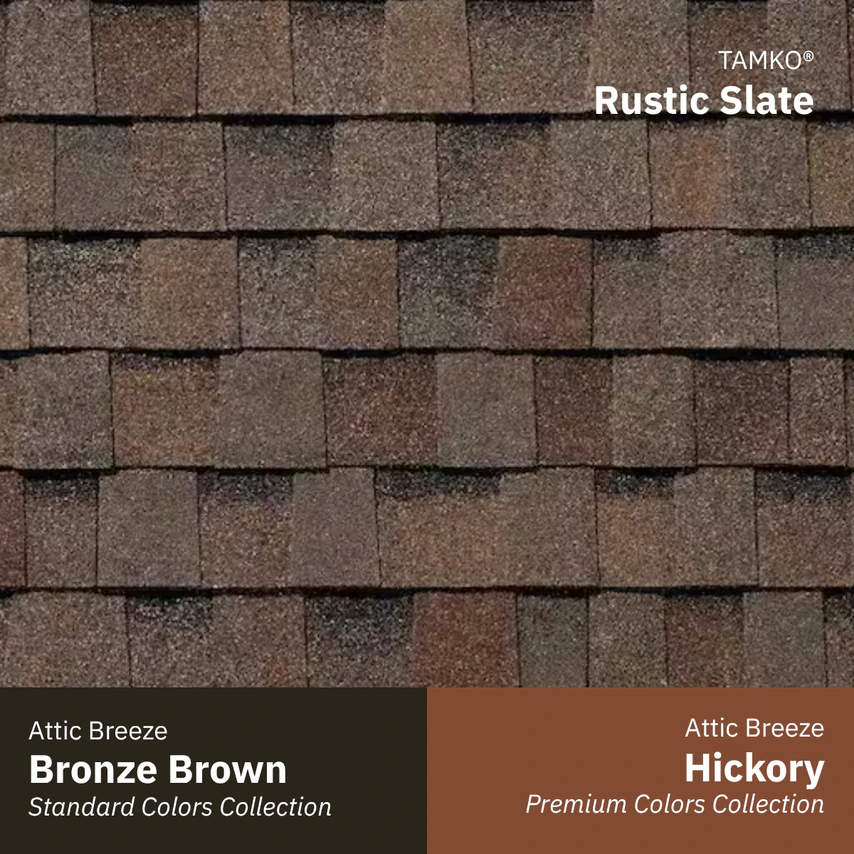 t rustic slate w bronze brown hickory